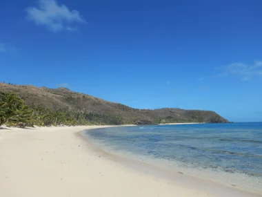 Beach on Naviti Island, Yasawa Islands, Fiji