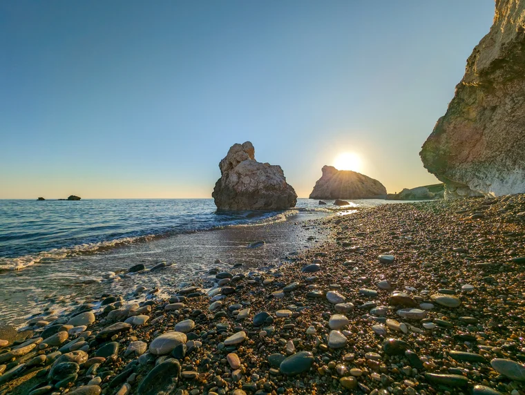 Coastal landscape in Cyprus