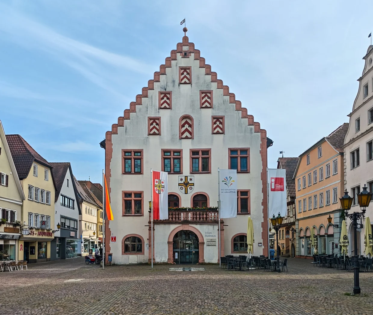 The Marktplatz Rathaus with stepped gable