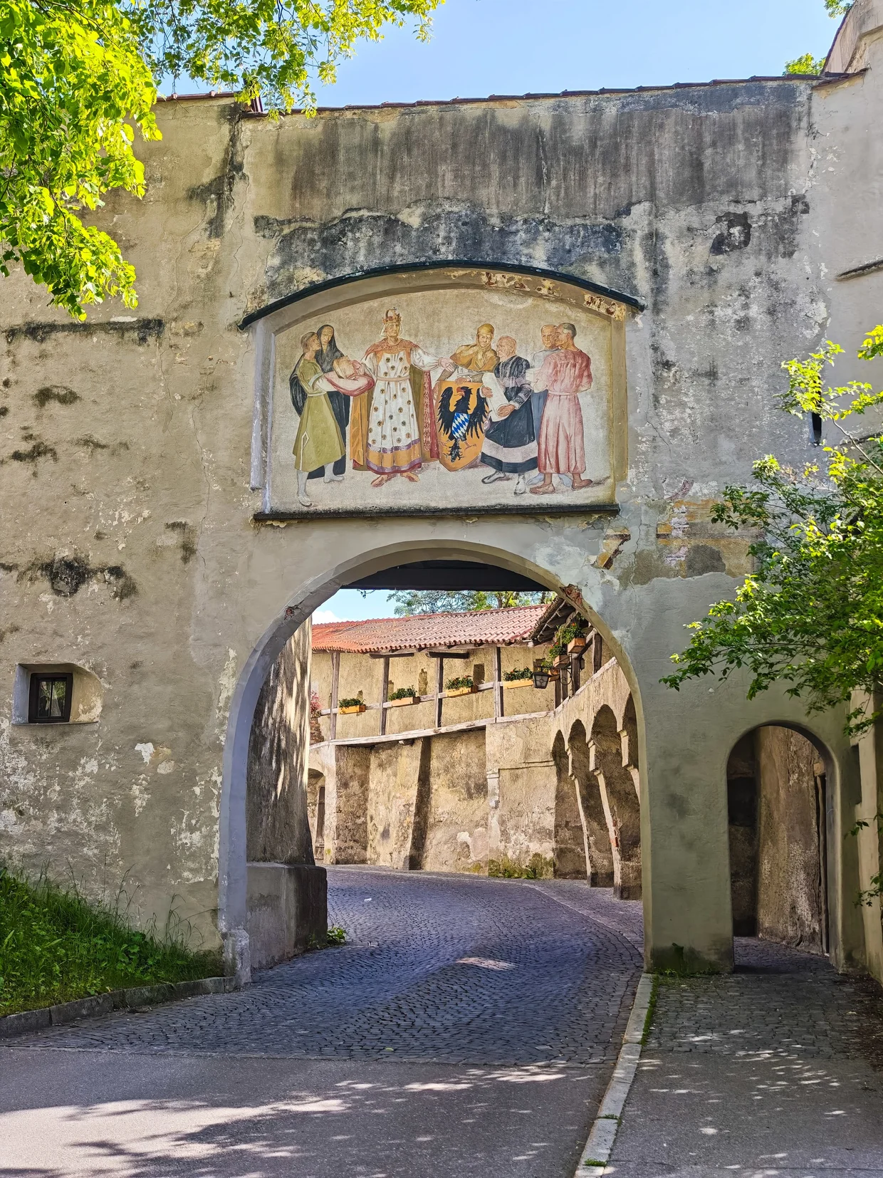 The Frauentor with painted lunette