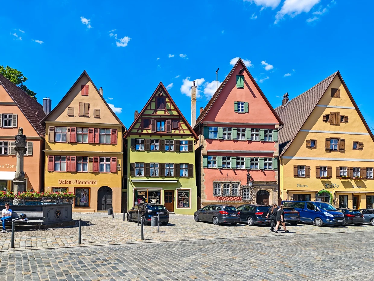 The Weinmarkt in Dinkelsbuhl