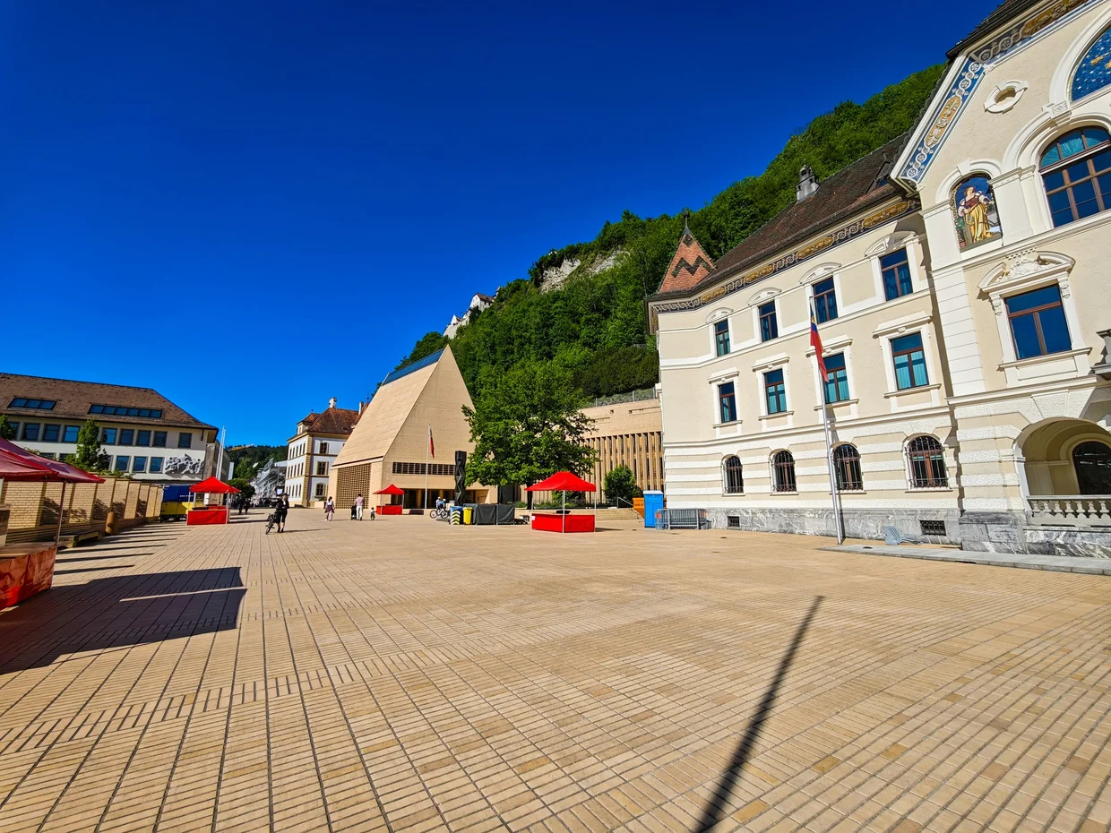 Peter-Kaiser-Platz on a quiet day