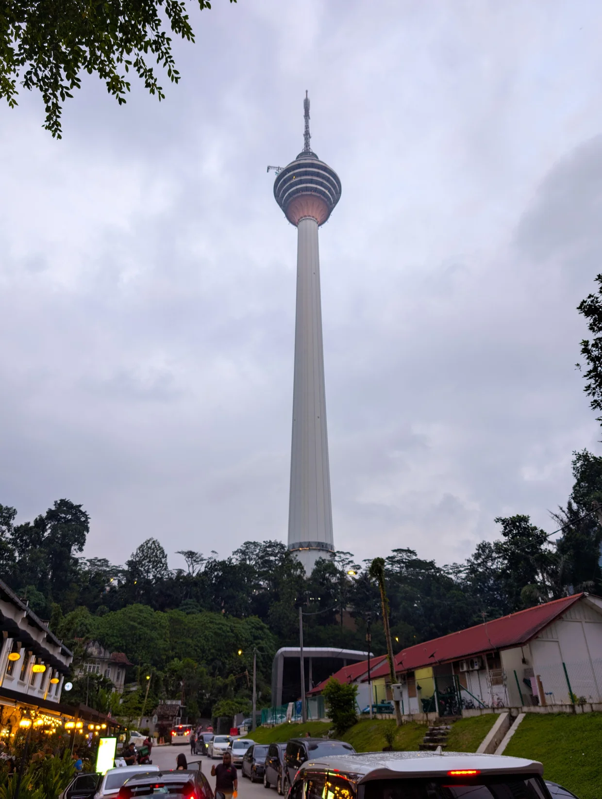 KL Tower at dusk