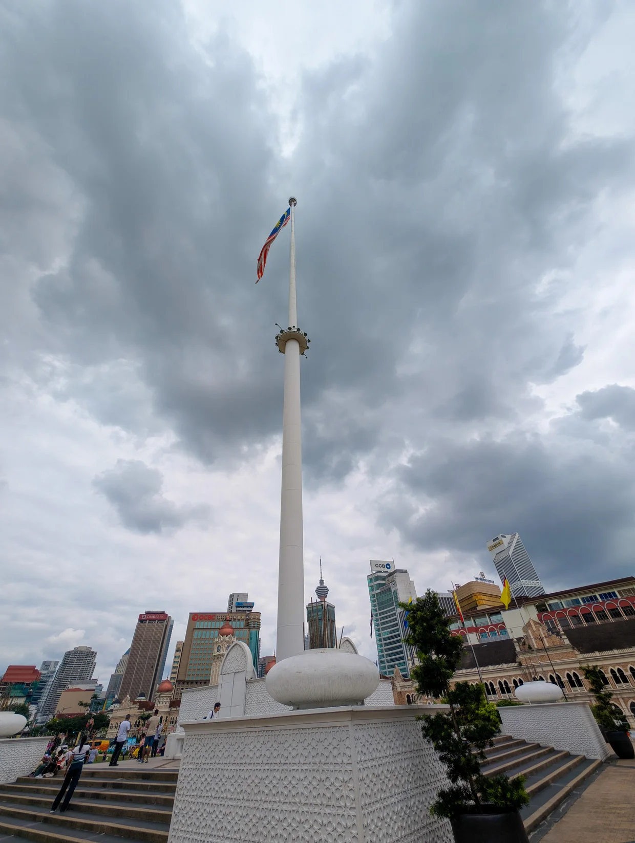 The Merdeka Square flagpole