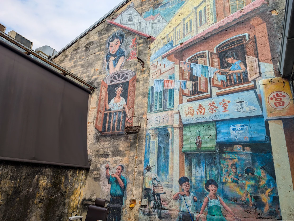 Hainan Tang mural panel