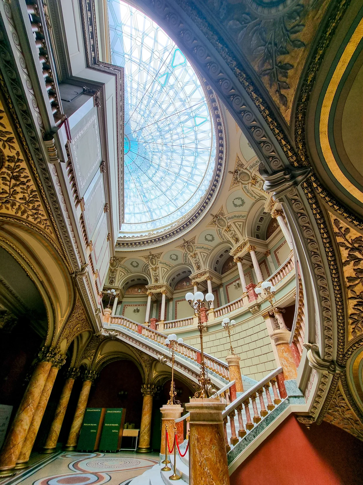 The Athenaeum dome and upper gallery